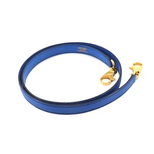 HERMES Shoulder Strap Couchevel Epsom Blue 90263348 - Picture 1 of 5