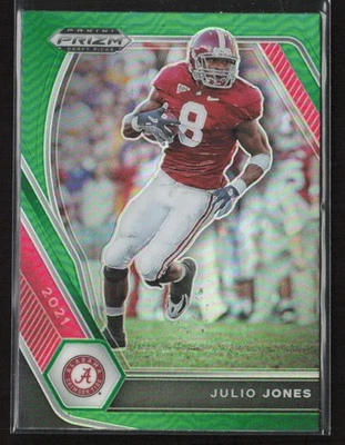 Julio Jones 2021 Panini Prizm Draft Picks Collegiate #55 Green - Image 1 of 2