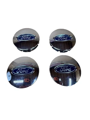 Tampas centrais cromadas flexíveis Ford Explorer Escape Edge fabricante de equipamento original 06-13 2,5 polegadas BB53-1A096-RA - Imagem 1 de 4