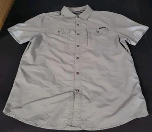 Camisa manga corta Free Country Acadia abotonada para hombre talla MEDIANA - Imagen 1 de 11