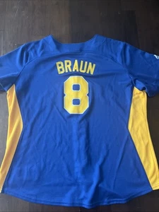 Youth XL Ryan Braun #8 Jersey Majestic Milwaukee Brewers Cooperstown Collection - Picture 1 of 7