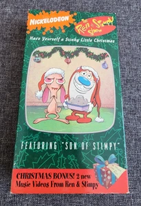 Nickelodeon The Ren And Stimpy Show Have Yourself a Stinky Little Christmas VHS - Picture 1 of 9
