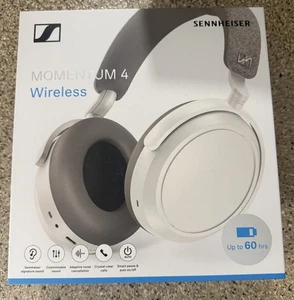 Auriculares inalámbricos Sennheiser Momentum 4 - BLANCOS NUEVOS SELLADOS - Imagen 1 de 4