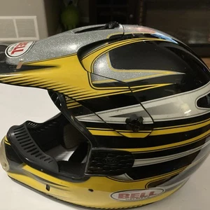 Vintage Bell Motocross Helmet Moto-6SC Snell M2000 approved DOT Large or XL - Picture 1 of 15