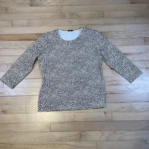 J. Mclaughlin Signature Catalina Cloth Top Medium Women’s Animal Print - Picture 1 of 7