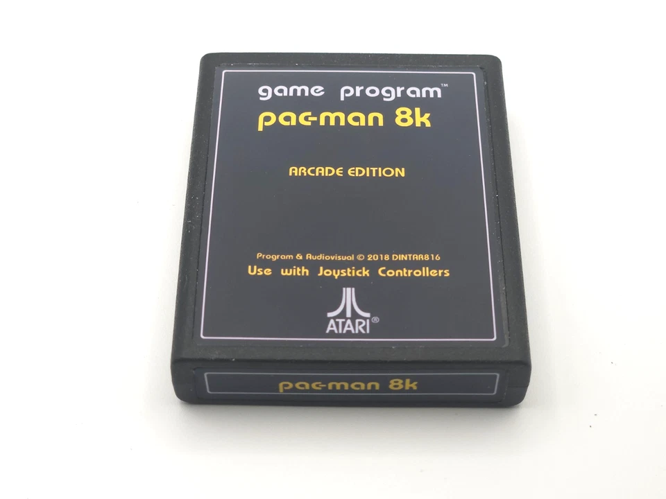 Etiqueta de texto Pac-Man 8K edición arcade (Atari 2600, 2600+) NTSC Foto 1 de 4