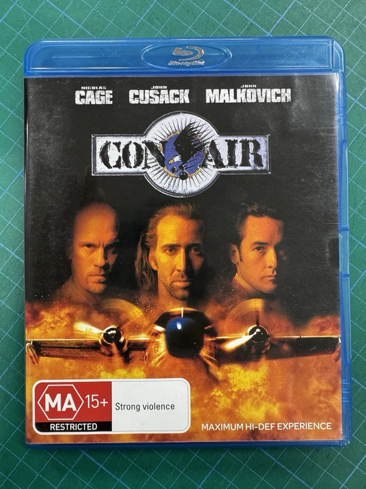 Con Air Bluray Blu-ray 1997 Nicolas Cage, John Cusack - image 1 of 1