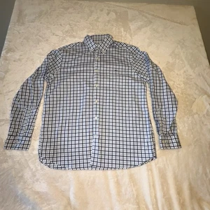 Vineyard Vines klassische Passform Wal Flanellhemd Herren Large blau Button Down - Bild 1 von 6