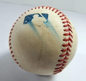 2022 Braves Marlins Game Used Baseball Braxton Garrett Robbie Grossman Walk - Picture 1 of 6