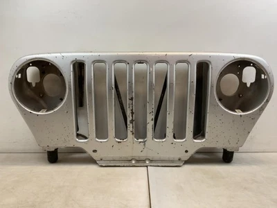 Jeep TJ Wrangler OEM Front Grille Shell Bright Silver PSB 1998 1999-2006 065243 - Image 1 of 4