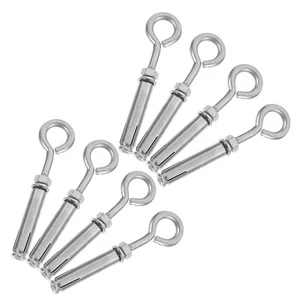 8 Pcs Concrete Wall Bolt Anchor Hook Masonry Screws for Hooks Eye - Picture 1 of 12