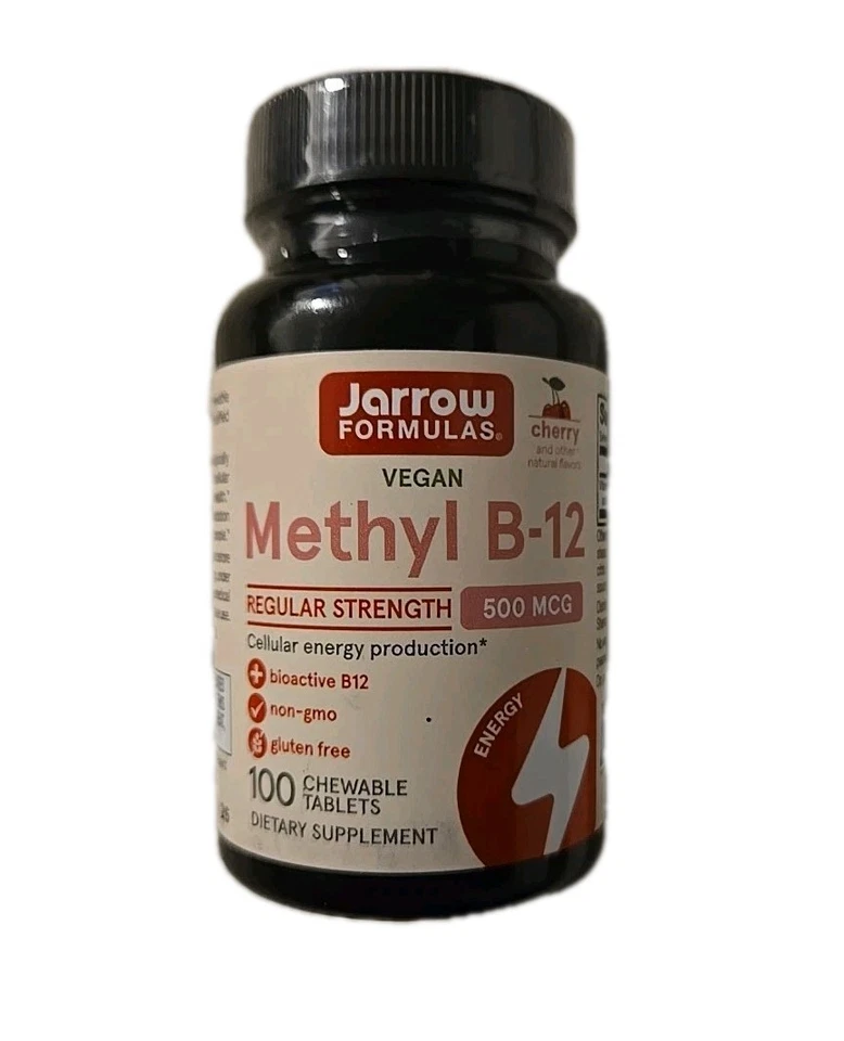 Jarrow Formulas Methyl B-12 100 Masticables-500 MCG. EXP. 07/2026 Foto 1 de 3