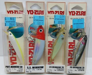 Menge 4 Yo Zuri Köder 3D Serie, Pin's Serie 2 3/4"-3 1/2" 1/4oz-3/8oz *NEU* - Bild 1 von 6