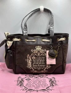 Juicy Couture 'Once Upon A Time' Fairytale Daydreamer Bag Java BNWT - Picture 1 of 18