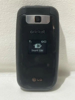LG True B460, Cricket Wireless - Teléfono abatible - Probado y funcionando negro Foto 1 de 4