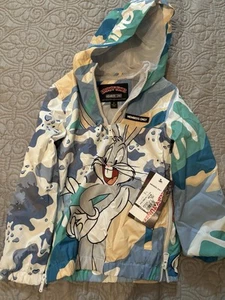 Members Only Looney Tunes Toddler Size 6 Half Zip Hooded Windbreaker Jacket - Picture 1 of 5