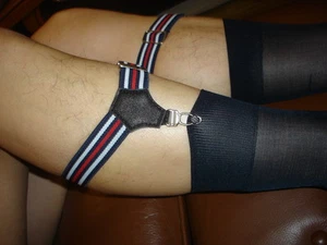Men's Socks Garters Suspenders NEOFAN fixes-chaussettes Ref A07 chic costard - Picture 1 of 9