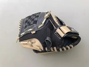 "Guante de béisbol Adidas lanzador izquierdo cuero sintético negro y bronceado 10,0" - Imagen 1 de 7