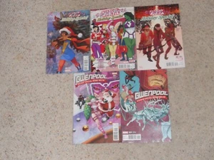 (5) GWENPOOL Holiday Special Marvel Comic Books 001 - Nice Copies!!! - Picture 1 of 3