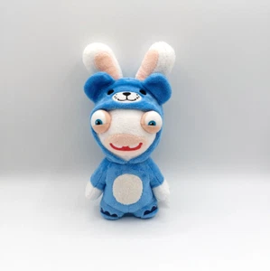 Peluche doudou lapin crétin déguisé en ours bleu Gipsy Ubisoft 2017 24 cm TBE - Photo 1/3