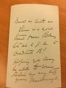 Lettera autografa di John Spencer Churchill - Picture 1 of 1