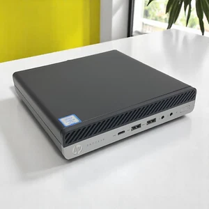 HP 600 G5 Intel 6-Core i5 9th Gen. 16GB 256GB SSD Win11 Pro WiFi BT ProDesk Mini - Picture 1 of 11
