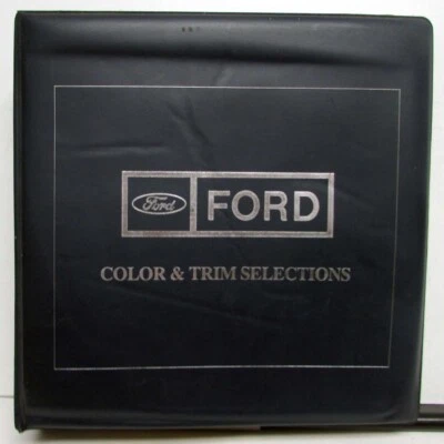 1985 Ford Thunderbird LTD Mustang Ranger F Series Escort EXP Color & Trim Album - Imagem 1 de 4
