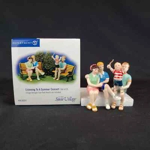 department 56 original snow village Acy Listening to a Summer Concert - Picture 1 of 1