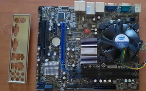 MSI G41M-P34 G41 LGA775 Motherboard w/ E8400 3GHz Intel CPU & Fan - Picture 1 of 2