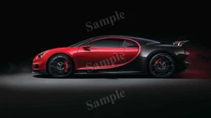 Póster fotográfico Bugatti Chiron Sport alta resolución decoración de pared estampado - CAR2512 - Imagen 1 de 1