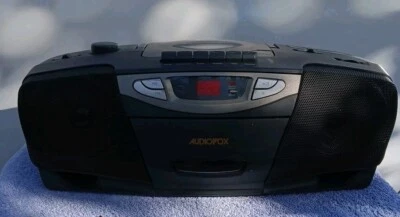 Audiovox AM/FM, Leitor de CD, Tape Deck, Boombox com Cabo (Testado, Funciona) - Imagem 1 de 4