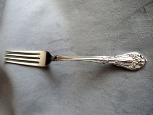 Alvin Sterling~Chateau Rose~Dinner Fork~7.25" ~No monogram - Picture 1 of 7