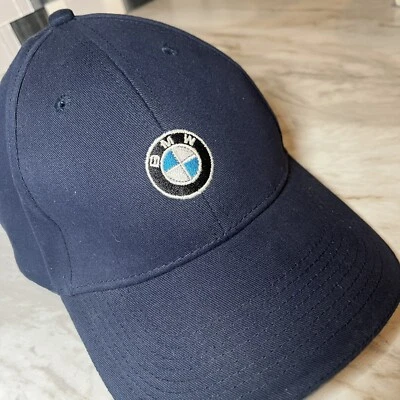 Sombrero BMW Azul Estilo de Vida Logo Ajustable Carreras M3 Motor Bávaro Funciona Preppy Foto 1 de 4
