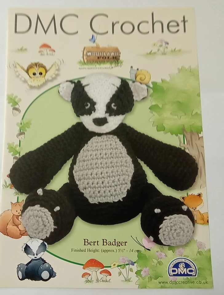Bert Badger Amigurumi Pattern - Image 1 of 1