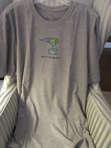 NWTS! LIFE IS GOOD MENS " DRILL SERGEANT" S/S VINTAGE CRUSHER TEE....(XXXL) - Bild 1 von 4