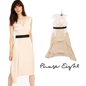 Felicia PHASE EIGHT Kleid Pfirsich Rosa Größe UK 6-14 Hochzeit Party UVP - 99€ - Bild 1 von 11