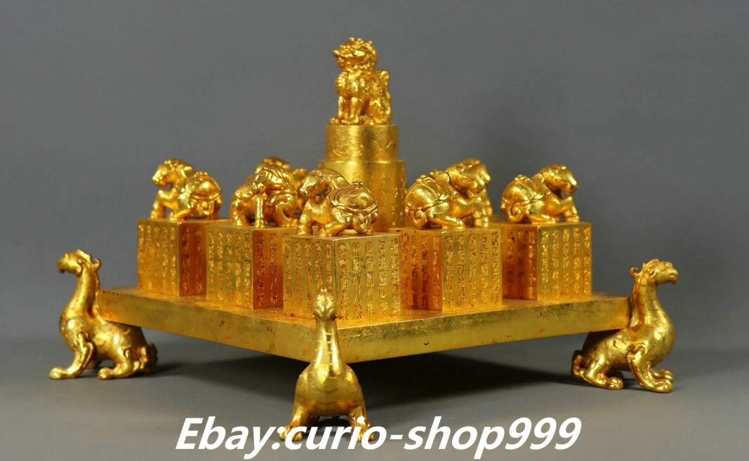 马中国风铜制雕像、雕像| eBay