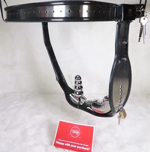 Keuschheitsgürtel für Männer 65-110cm Gerät mit Abflussrohr & einführbar - Bild 1 von 11