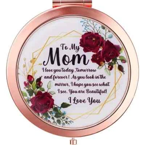 ❤ To My Mom Gift from Daughter Son Compact Mirror for Mother’s day Gifts - Picture 1 of 5