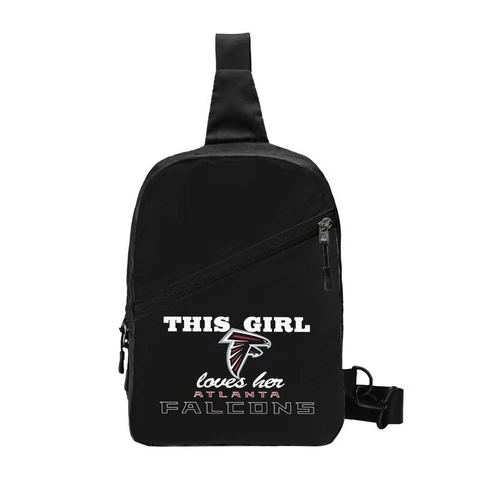 This Girl Loves Her Atlanta Falcons Chest Package Folding Cross-body Bags Cover