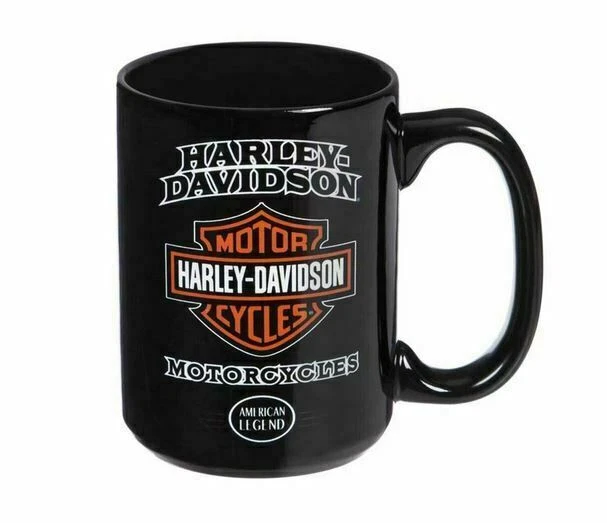 Harley-Davidson Tasse " Américain Legend " Gobelet NA3AMB49000 Mug Noir LOGO - Photo 1/1