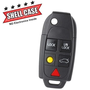 Replacement for Volvo XC70 XC90 S60 S80 V70 Remote Flip Key Fob Shell Case - Picture 1 of 3