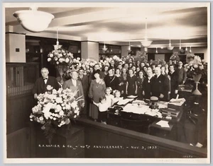 1933 R.A. Napier & Co. 40th Anniversary 8x10 ORIGINAL Photo Chicago, Illinois - Bild 1 von 2
