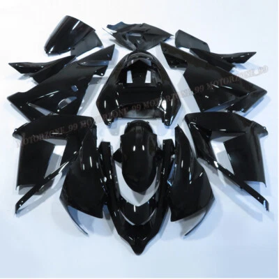 Glossy Black Fairing Kit For Kawasaki Ninja ZX10R 2004 2005 ZX1000C Bodywork 04 Foto 1 de 4