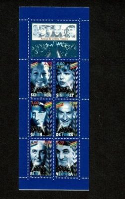 SE44P FRANCE 1998 Stamp booklet screen actors MNH - Image 1 of 2