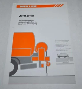 Faun JetMaster Washing-channel Mercedes Benz Truck Brochure Prospekt - Picture 1 of 2