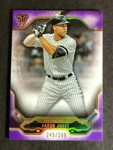2020 Topps Triple Threads AARON JUDGE PURPLE SP #249/299 Made Yankees #56 - Picture 1 of 1