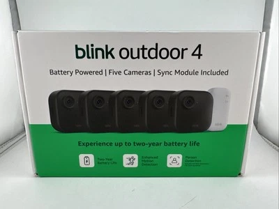 Sistema alimentado por batería para cámaras Blink Outdoor 4 (4.ª generación) 5 con módulo de sincronización - ¡NUEVO! Foto 1 de 4