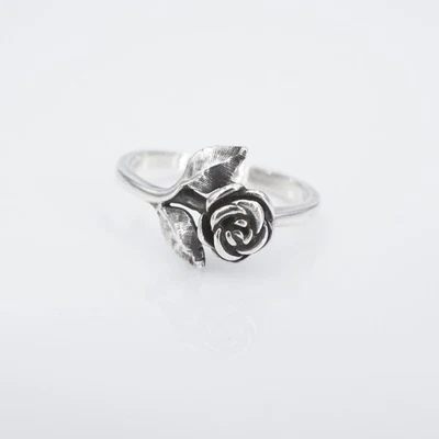 James Avery Small Rose Ring Sterling Silver Size 7 Classic $69 Floral RS3833 - Image 1 of 4