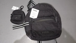 Victoria's Secret VS PINK Mini Backpack Black Bonus Super Mini Added Free - Picture 1 of 8
